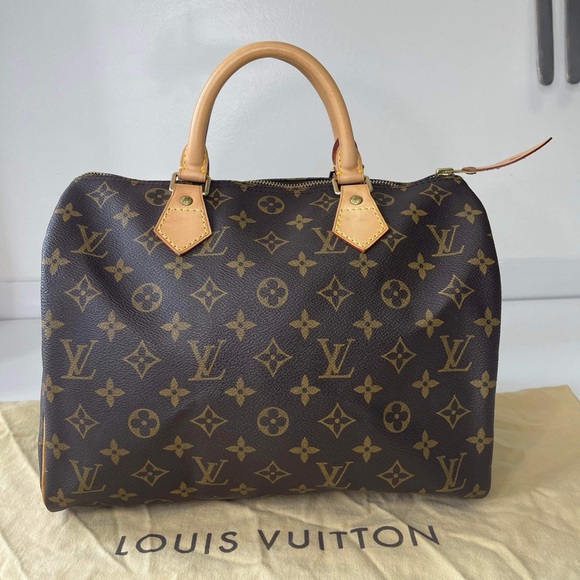 Vintage 1997 Monogram Speedy 30 + dust bag - Picture 2 of 5